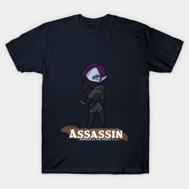 Assassin: Honour is for Nerds T-Shirt by Fox Lee